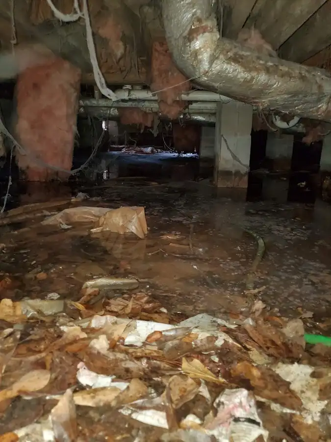 Crawl space flood assessment for Commercial Water Damage Restoration in Greer
